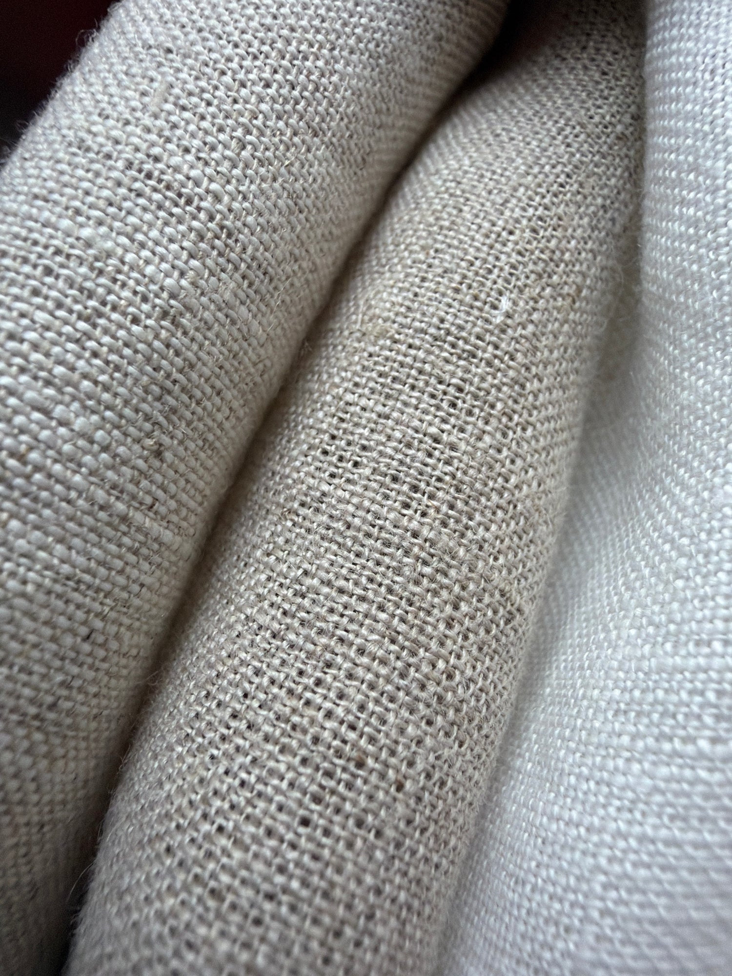Extra wide linen fabrics