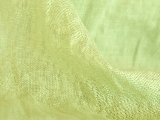 Lime stone washed linen